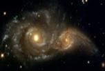 A Grazing Encounter Between Two Spiral Galaxies